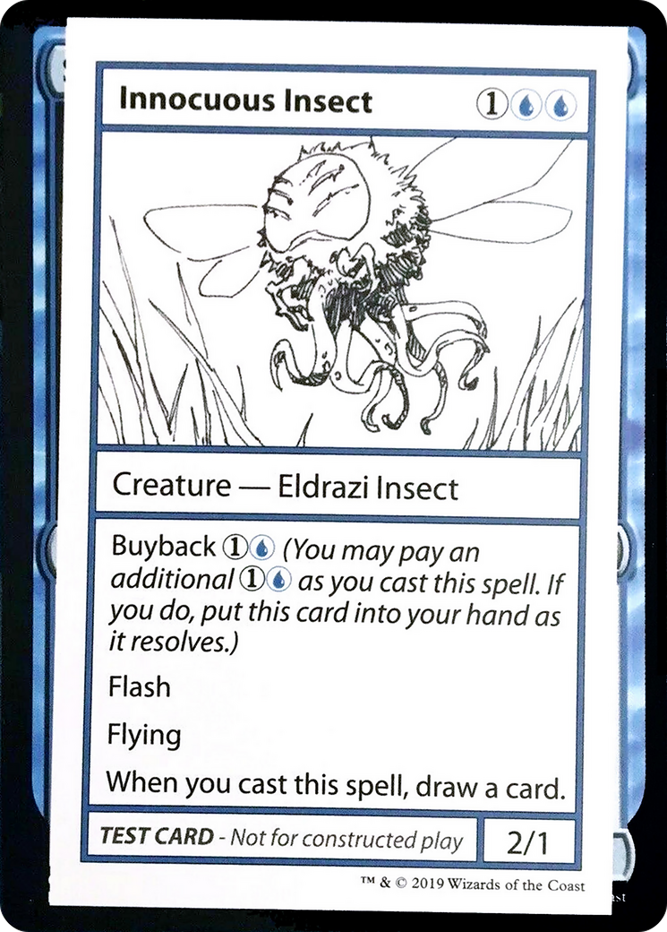 Innocuous Insect (CMB2-023) - Mystery Booster Playtest Cards 2021 - Premium MTG Single from Wizards of the Coast - Just $0.08! Shop now at Game Crave Tournament Store