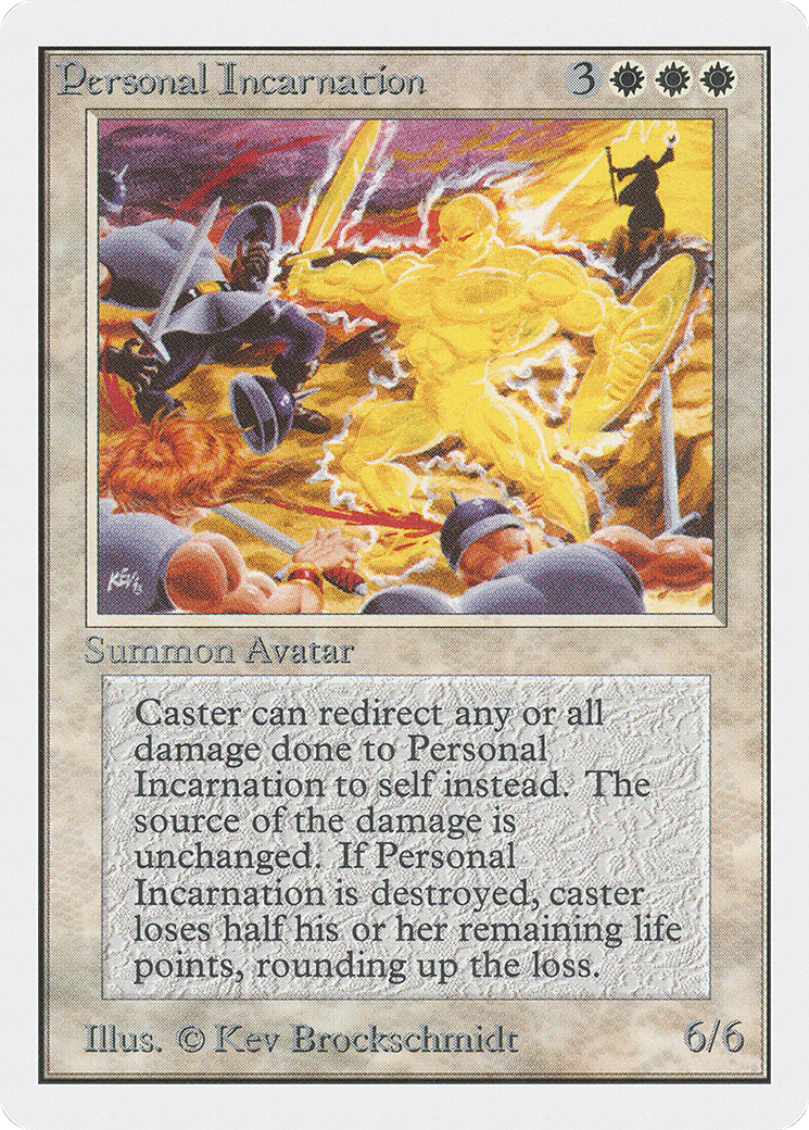Personal Incarnation (2ED-032) - Unlimited Edition - Premium MTG Single from Wizards of the Coast - Just $5.86! Shop now at Game Crave Tournament Store