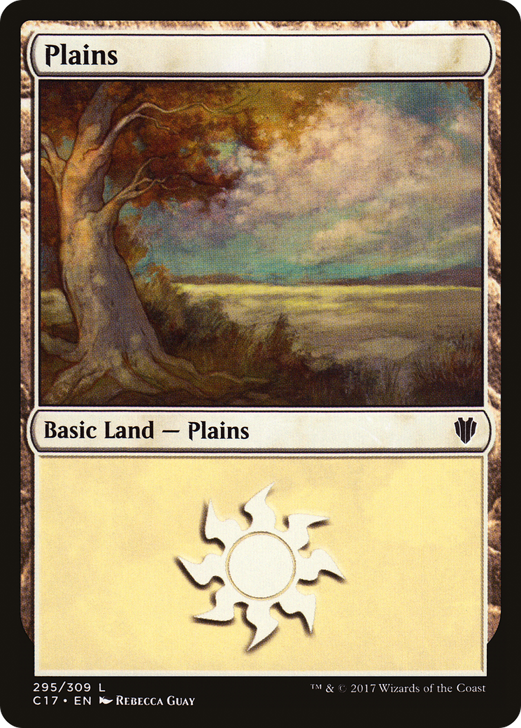 Plains (C17-295) - Commander 2017 - Premium MTG Single from Wizards of the Coast - Just $0.12! Shop now at Game Crave Tournament Store