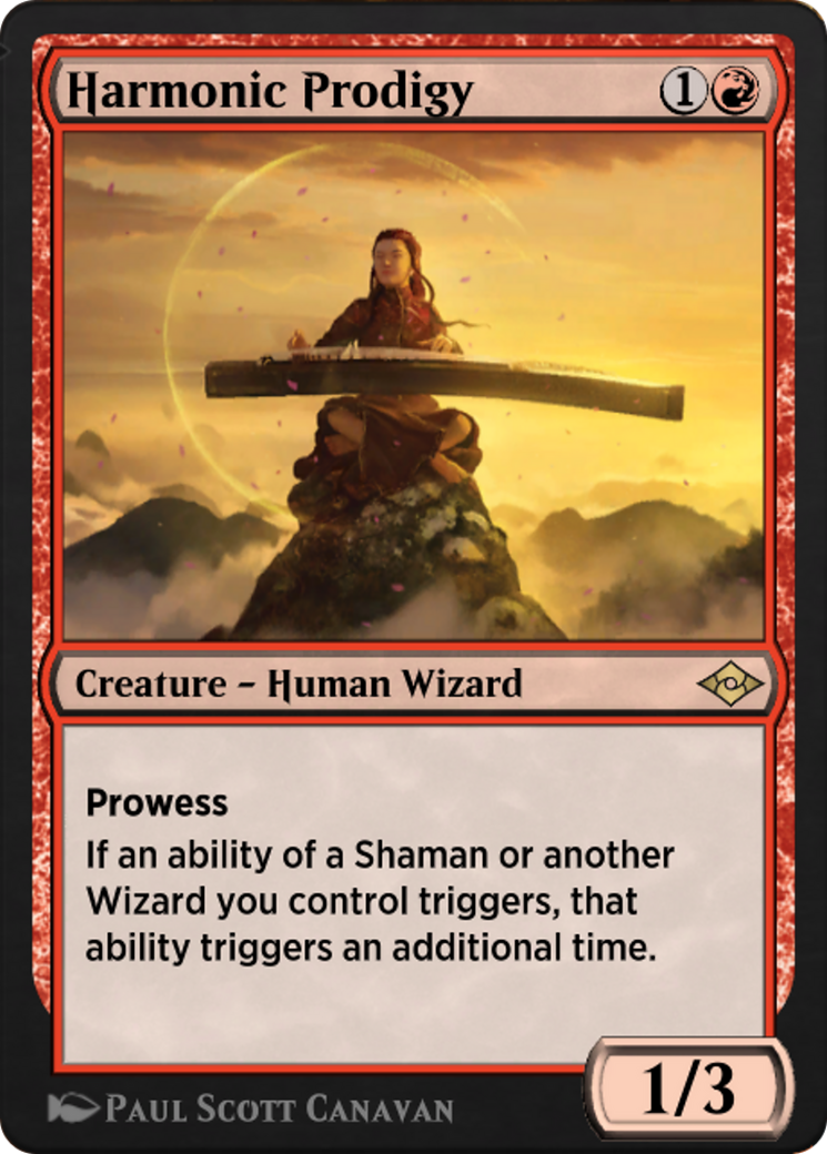 Harmonic Prodigy (J21-466) - Jumpstart: Historic Horizons - Premium MTG Single from Wizards of the Coast - Just $0! Shop now at Game Crave Tournament Store