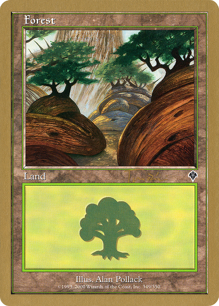 Forest (WC01-JT349A) - World Championship Decks 2001 - Premium MTG Single from Wizards of the Coast - Just $1.01! Shop now at Game Crave Tournament Store