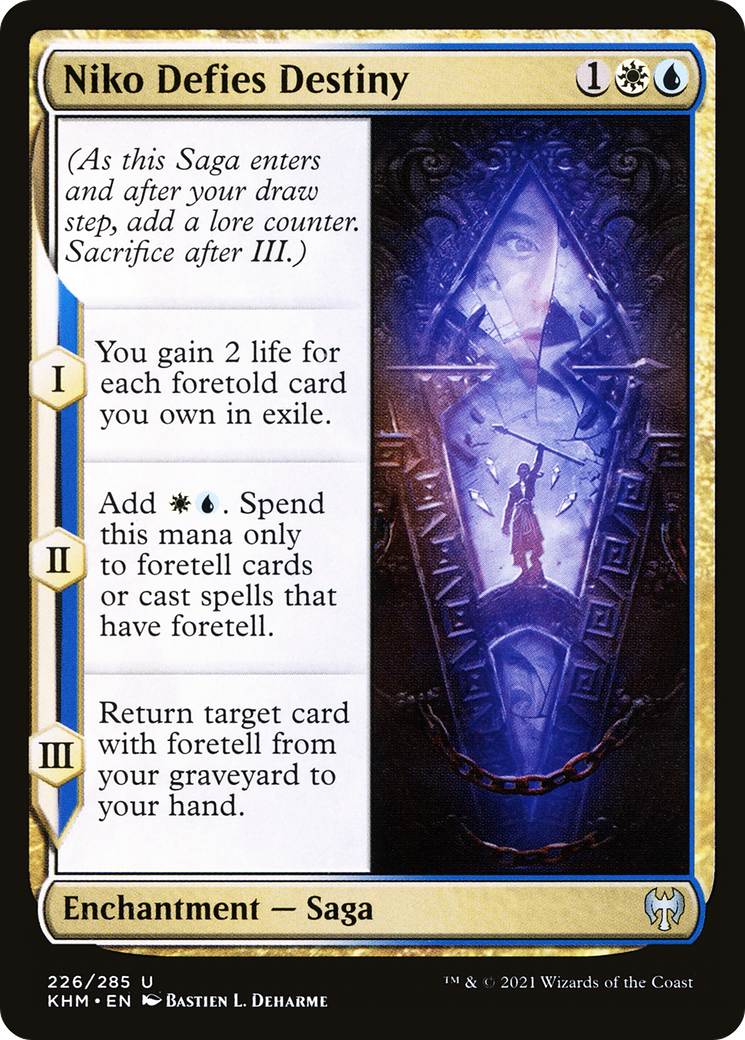 Niko Defies Destiny (KHM-226) - Kaldheim Foil - Premium MTG Single from Wizards of the Coast - Just $0.08! Shop now at Game Crave Tournament Store