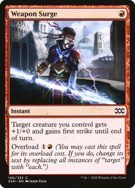 Weapon Surge (2XM-150) - Double Masters Foil - Premium MTG Single from Wizards of the Coast - Just $0.08! Shop now at Game Crave Tournament Store
