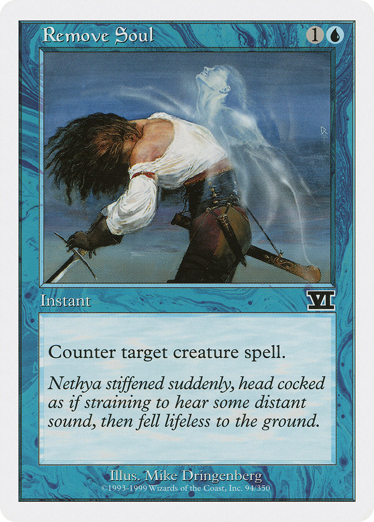 Remove Soul (6ED-094) - Classic Sixth Edition - Premium MTG Single from Wizards of the Coast - Just $0.08! Shop now at Game Crave Tournament Store