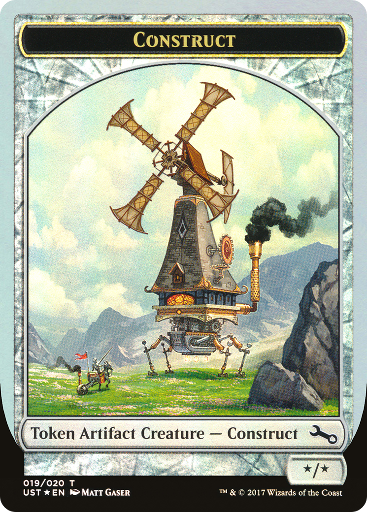 Construct (TUST-019) - Unstable Tokens Foil - Premium MTG Single from Wizards of the Coast - Just $0.74! Shop now at Game Crave Tournament Store