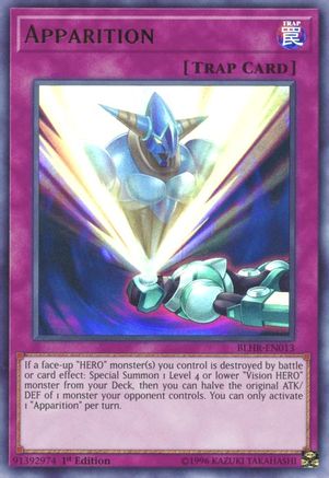 Apparition (BLHR-EN013) - Battles of Legend: Hero's Revenge 1st Edition - Premium Yugioh Single from Konami - Just $0.25! Shop now at Game Crave Tournament Store