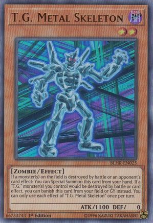 T.G. Metal Skeleton (BLHR-EN025) - Battles of Legend: Hero's Revenge 1st Edition - Premium Yugioh Single from Konami - Just $0.23! Shop now at Game Crave Tournament Store