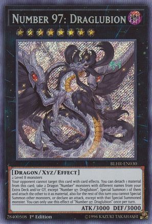 Number 97: Draglubion (BLHR-EN030) - Battles of Legend: Hero's Revenge 1st Edition - Premium Yugioh Single from Konami - Just $2.63! Shop now at Game Crave Tournament Store