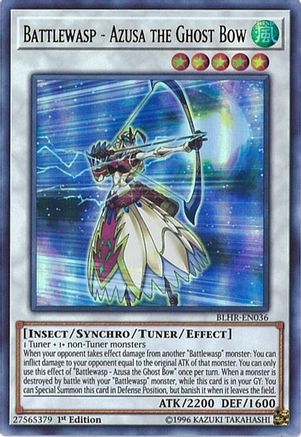 Battlewasp - Azusa the Ghost Bow (BLHR-EN036) - Battles of Legend: Hero's Revenge 1st Edition - Premium Yugioh Single from Konami - Just $0.25! Shop now at Game Crave Tournament Store