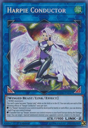 Harpie Conductor (BLHR-EN047) - Battles of Legend: Hero's Revenge 1st Edition - Premium Yugioh Single from Konami - Just $0.61! Shop now at Game Crave Tournament Store