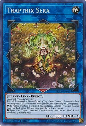 Traptrix Sera (BLHR-EN049) - Battles of Legend: Hero's Revenge 1st Edition - Premium Yugioh Single from Konami - Just $5.39! Shop now at Game Crave Tournament Store