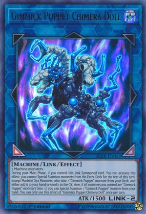 Gimmick Puppet Chimera Doll (BLHR-EN053) - Battles of Legend: Hero's Revenge 1st Edition - Premium Yugioh Single from Konami - Just $0.34! Shop now at Game Crave Tournament Store