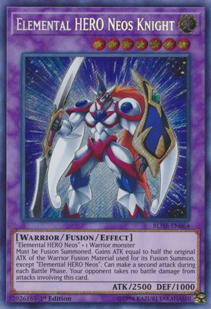 Elemental HERO Neos Knight (BLHR-EN064) - Battles of Legend: Hero's Revenge 1st Edition - Premium Yugioh Single from Konami - Just $0.58! Shop now at Game Crave Tournament Store
