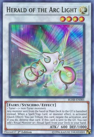 Herald of the Arc Light (BLHR-EN085) - Battles of Legend: Hero's Revenge 1st Edition - Premium Yugioh Single from Konami - Just $0.70! Shop now at Game Crave Tournament Store
