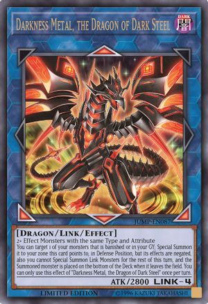 Darkness Metal, the Dragon of Dark Steel (JUMP-EN087) - Shonen Jump Magazine Promos Limited - Premium Yugioh Single from Konami - Just $5.52! Shop now at Game Crave Tournament Store