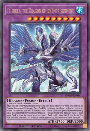 Trishula, the Dragon of Icy Imprisonment (JUMP-EN088) - Shonen Jump Magazine Promos Limited - Premium Yugioh Single from Konami - Just $2.39! Shop now at Game Crave Tournament Store
