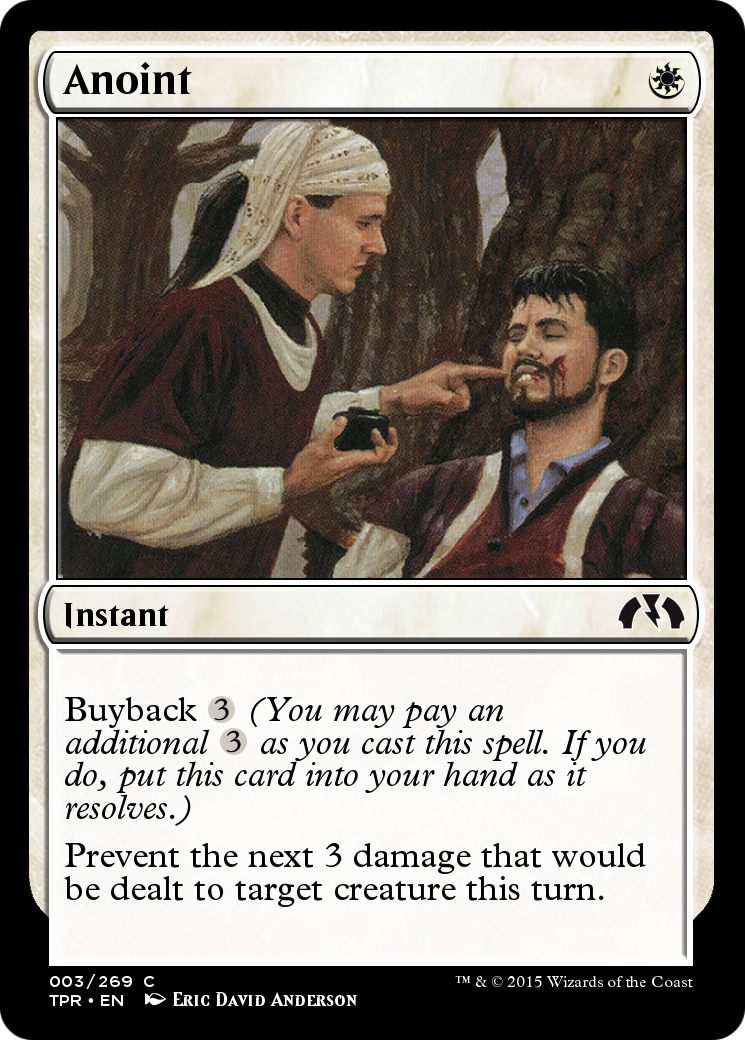 Anoint (TPR-003) - Tempest Remastered Foil - Premium MTG Single from Wizards of the Coast - Just $0! Shop now at Game Crave Tournament Store