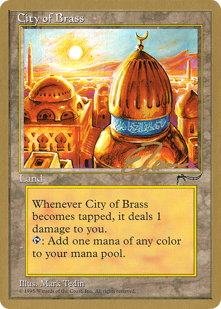 City of Brass (PTC-ET112) - Pro Tour Collector Set - Premium MTG Single from Wizards of the Coast - Just $2.30! Shop now at Game Crave Tournament Store