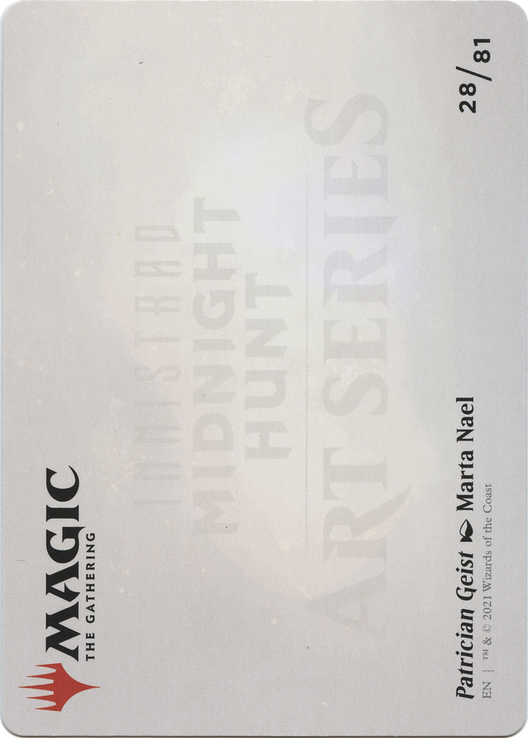 Patrician Geist // Patrician Geist (AMID-028) - Midnight Hunt Art Series (Borderless) - Premium MTG Single from Wizards of the Coast - Just $0! Shop now at Game Crave Tournament Store