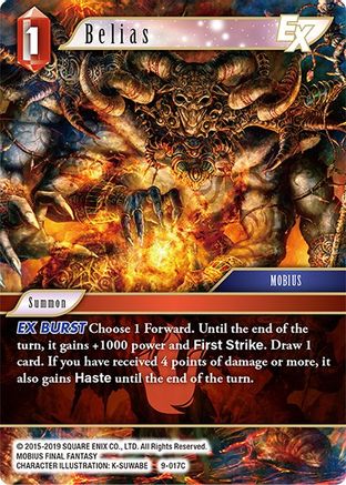 Belias EX (OPUS IX) - Premium Final Fantasy Single from Opus IX - Just $0.25! Shop now at Game Crave Tournament Store