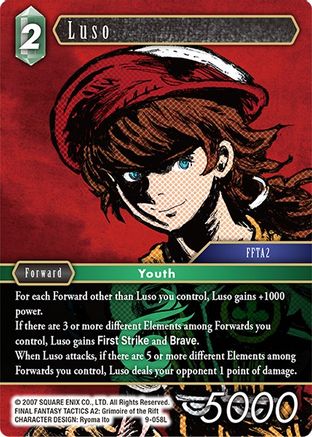 Luso (OPUS IX) - Premium Final Fantasy Single from Opus IX - Just $0.20! Shop now at Game Crave Tournament Store