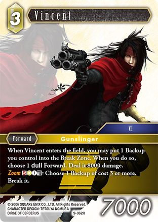 Vincent (OPUS IX) - Premium Final Fantasy Single from Opus IX - Just $0.25! Shop now at Game Crave Tournament Store