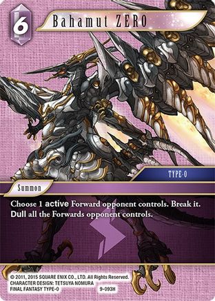 Bahamut ZERO (OPUS IX) - Premium Final Fantasy Single from Opus IX - Just $0.50! Shop now at Game Crave Tournament Store