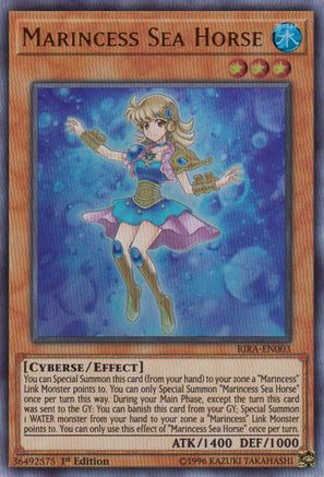 Marincess Sea Horse (RIRA-EN003) - Rising Rampage Unlimited - Premium Yugioh Single from Konami - Just $0.93! Shop now at Game Crave Tournament Store