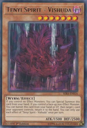 Tenyi Spirit - Vishuda (RIRA-EN016) - Rising Rampage Unlimited - Premium Yugioh Single from Konami - Just $0.25! Shop now at Game Crave Tournament Store