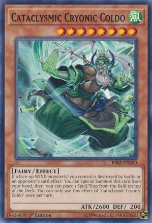 Cataclysmic Cryonic Coldo (RIRA-EN030) - Rising Rampage Unlimited - Premium Yugioh Single from Konami - Just $0.25! Shop now at Game Crave Tournament Store