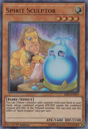 Spirit Sculptor (RIRA-EN034) - Rising Rampage Unlimited - Premium Yugioh Single from Konami - Just $0.25! Shop now at Game Crave Tournament Store