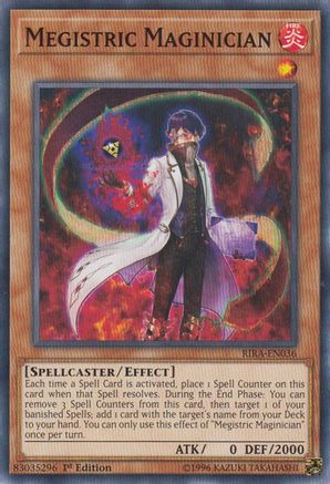Megistric Maginician (RIRA-EN036) - Rising Rampage 1st Edition - Premium Yugioh Single from Konami - Just $0.25! Shop now at Game Crave Tournament Store