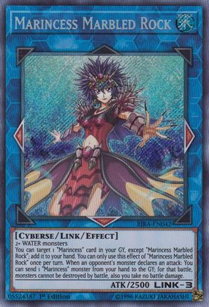Marincess Marbled Rock (RIRA-EN042) - Rising Rampage Unlimited - Premium Yugioh Single from Konami - Just $0.75! Shop now at Game Crave Tournament Store