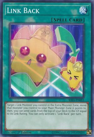 Link Back (RIRA-EN051) - Rising Rampage Unlimited - Premium Yugioh Single from Konami - Just $0.25! Shop now at Game Crave Tournament Store