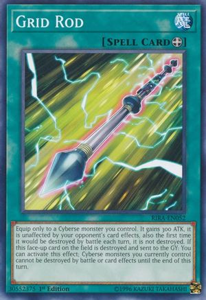 Grid Rod (RIRA-EN052) - Rising Rampage Unlimited - Premium Yugioh Single from Konami - Just $0.25! Shop now at Game Crave Tournament Store