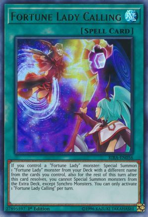 Fortune Lady Calling (RIRA-EN056) - Rising Rampage 1st Edition - Premium Yugioh Single from Konami - Just $0.84! Shop now at Game Crave Tournament Store