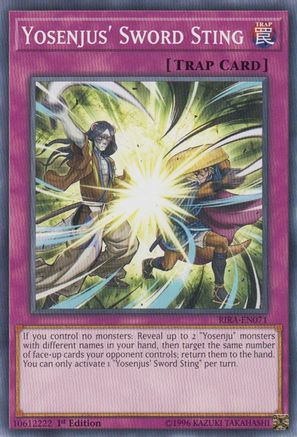 Yosenjus' Sword Sting (RIRA-EN071) - Rising Rampage Unlimited - Premium Yugioh Single from Konami - Just $0.25! Shop now at Game Crave Tournament Store