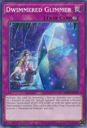 Dwimmered Glimmer (RIRA-EN079) - Rising Rampage 1st Edition - Premium Yugioh Single from Konami - Just $0.25! Shop now at Game Crave Tournament Store