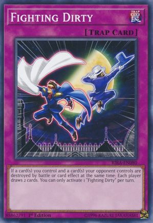 Fighting Dirty (RIRA-EN080) - Rising Rampage 1st Edition - Premium Yugioh Single from Konami - Just $0.25! Shop now at Game Crave Tournament Store