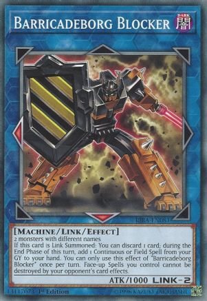 Barricadeborg Blocker (RIRA-EN081) - Rising Rampage 1st Edition - Premium Yugioh Single from Konami - Just $0.24! Shop now at Game Crave Tournament Store