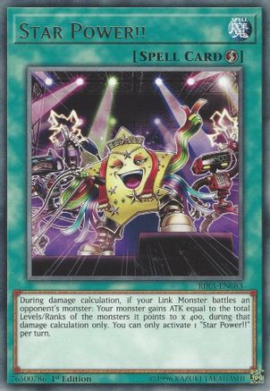 Star Power!! (RIRA-EN083) - Rising Rampage 1st Edition - Premium Yugioh Single from Konami - Just $0.25! Shop now at Game Crave Tournament Store