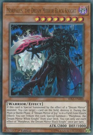 Morpheus, the Dream Mirror Black Knight (RIRA-EN088) - Rising Rampage 1st Edition - Premium Yugioh Single from Konami - Just $1.16! Shop now at Game Crave Tournament Store