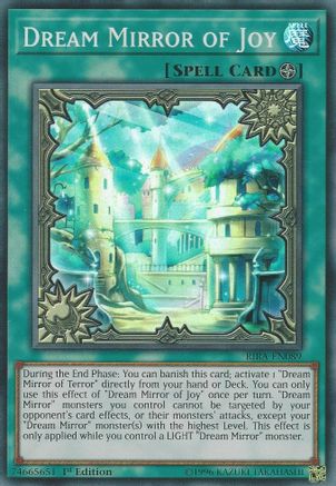 Dream Mirror of Joy (RIRA-EN089) - Rising Rampage 1st Edition - Premium Yugioh Single from Konami - Just $0.25! Shop now at Game Crave Tournament Store
