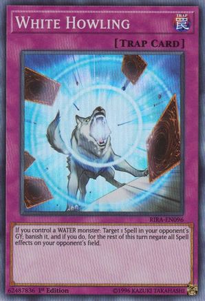 White Howling (RIRA-EN096) - Rising Rampage 1st Edition - Premium Yugioh Single from Konami - Just $0.37! Shop now at Game Crave Tournament Store