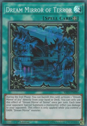 Dream Mirror of Terror (RIRA-EN090) - Rising Rampage 1st Edition - Premium Yugioh Single from Konami - Just $0.26! Shop now at Game Crave Tournament Store