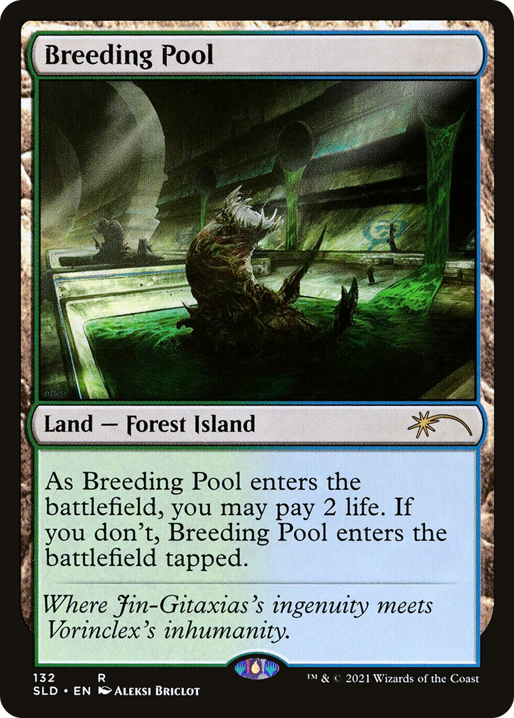 Breeding Pool (SLD-132) - Secret Lair Drop - Premium MTG Single from Wizards of the Coast - Just $18.90! Shop now at Game Crave Tournament Store