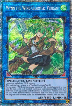 Wynn the Wind Charmer, Verdant (Starlight Rare) (RIRA-EN046) - Rising Rampage 1st Edition - Premium Yugioh Single from Konami - Just $197.96! Shop now at Game Crave Tournament Store