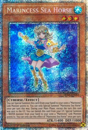 Marincess Sea Horse (Starlight Rare) (RIRA-EN003) - Rising Rampage 1st Edition - Premium Yugioh Single from Konami - Just $81.02! Shop now at Game Crave Tournament Store