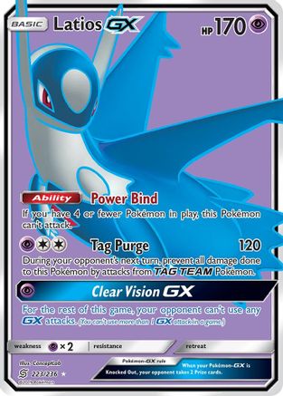 Latios-GX 223/236 - Unified Minds Holofoil - Premium Pokemon Single from Nintendo - Just $6.02! Shop now at Game Crave Tournament Store