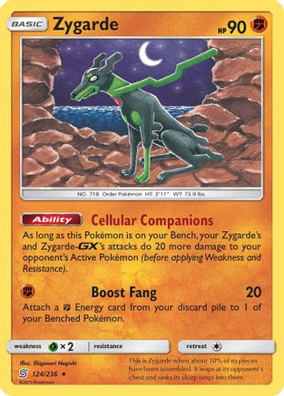 Zygarde 124/236 - Unified Minds - Premium Pokemon Single from Nintendo - Just $0.50! Shop now at Game Crave Tournament Store